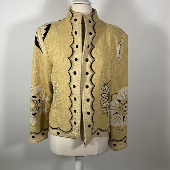 Vintage Painted Pony Tapestry Jacket S #189 - Picture 1 of 14